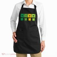 Funny St Patricks Day Science Teacher Irish Chemistry Apron thumb 2
