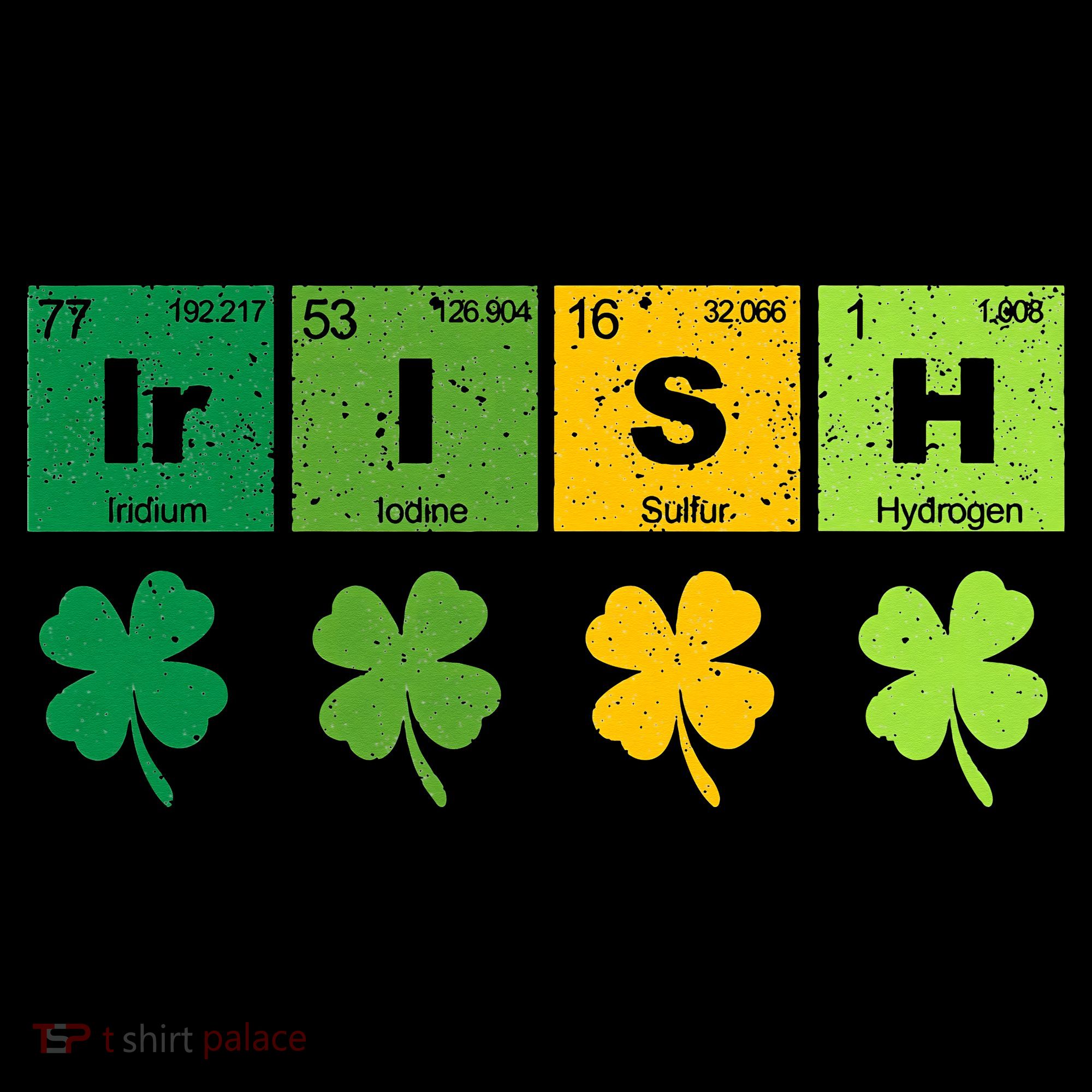 Funny St Patricks Day Science Teacher Irish Chemistry Women's Hoodie