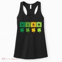 Funny St Patricks Day Science Teacher Irish Chemistry Women's Tank Top thumb 0