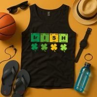 Funny St Patricks Day Science Teacher Irish Chemistry Tank Top thumb 4