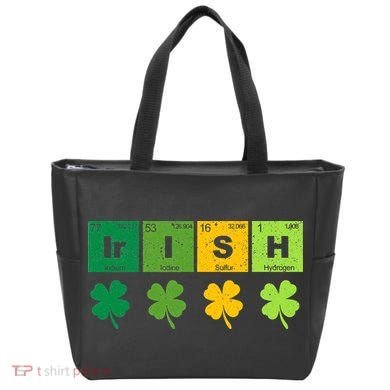 Funny St Patricks Day Science Teacher Irish Chemistry Tote Bag