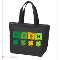 Funny St Patricks Day Science Teacher Irish Chemistry Tote Bag thumb 3