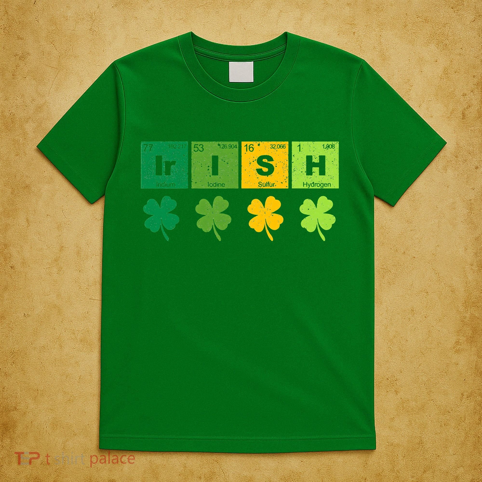 Funny St Patricks Day Science Teacher Irish Chemistry T-Shirt