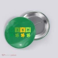 Funny St Patricks Day Science Teacher Irish Chemistry Button thumb 0