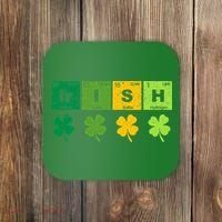 Funny St Patricks Day Science Teacher Irish Chemistry Coaster thumb 0