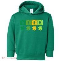 Funny St Patricks Day Science Teacher Irish Chemistry Toddler Hoodie thumb 0
