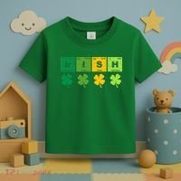 Funny St Patricks Day Science Teacher Irish Chemistry Toddler T-Shirt thumb 3