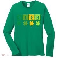 Funny St Patricks Day Science Teacher Irish Chemistry Women's Long Sleeve Shirt thumb 0