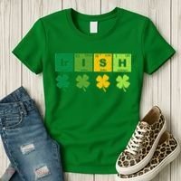 Funny St Patricks Day Science Teacher Irish Chemistry Women's T-Shirt thumb 3