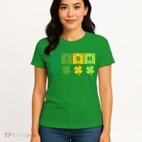 Funny St Patricks Day Science Teacher Irish Chemistry Women's T-Shirt thumb 4