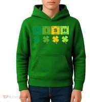Funny St Patricks Day Science Teacher Irish Chemistry Kids Hoodie thumb 4