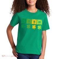 Funny St Patricks Day Science Teacher Irish Chemistry Kids T-Shirt thumb 2