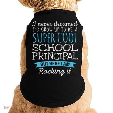 Funny School Principal Appreciation Gifts Doggie Tank