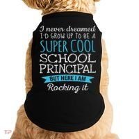 Funny School Principal Appreciation Gifts Doggie Tank thumb 0