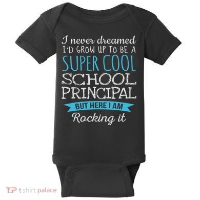 Funny School Principal Appreciation Gifts Baby Bodysuit