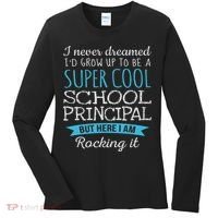 Funny School Principal Appreciation Gifts Women's Long Sleeve Shirt thumb 0