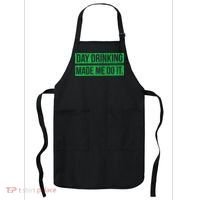 Funny St. Patricks Day Day Drinking Made Me Do It Drinking Beer Gift Apron thumb 0