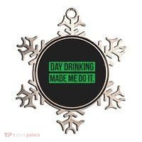 Funny St. Patricks Day Day Drinking Made Me Do It Drinking Beer Gift Ornament thumb 0