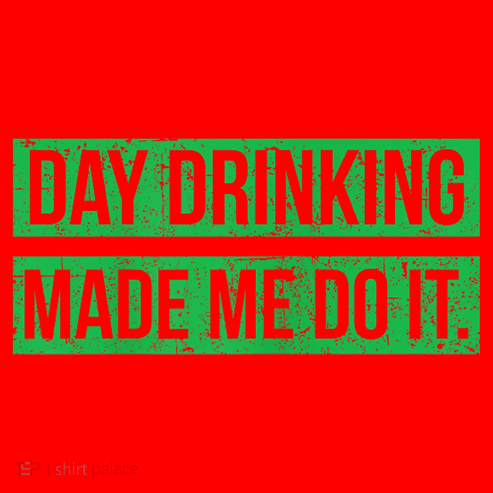 Funny St. Patricks Day Day Drinking Made Me Do It Drinking Beer Gift Santa Hat