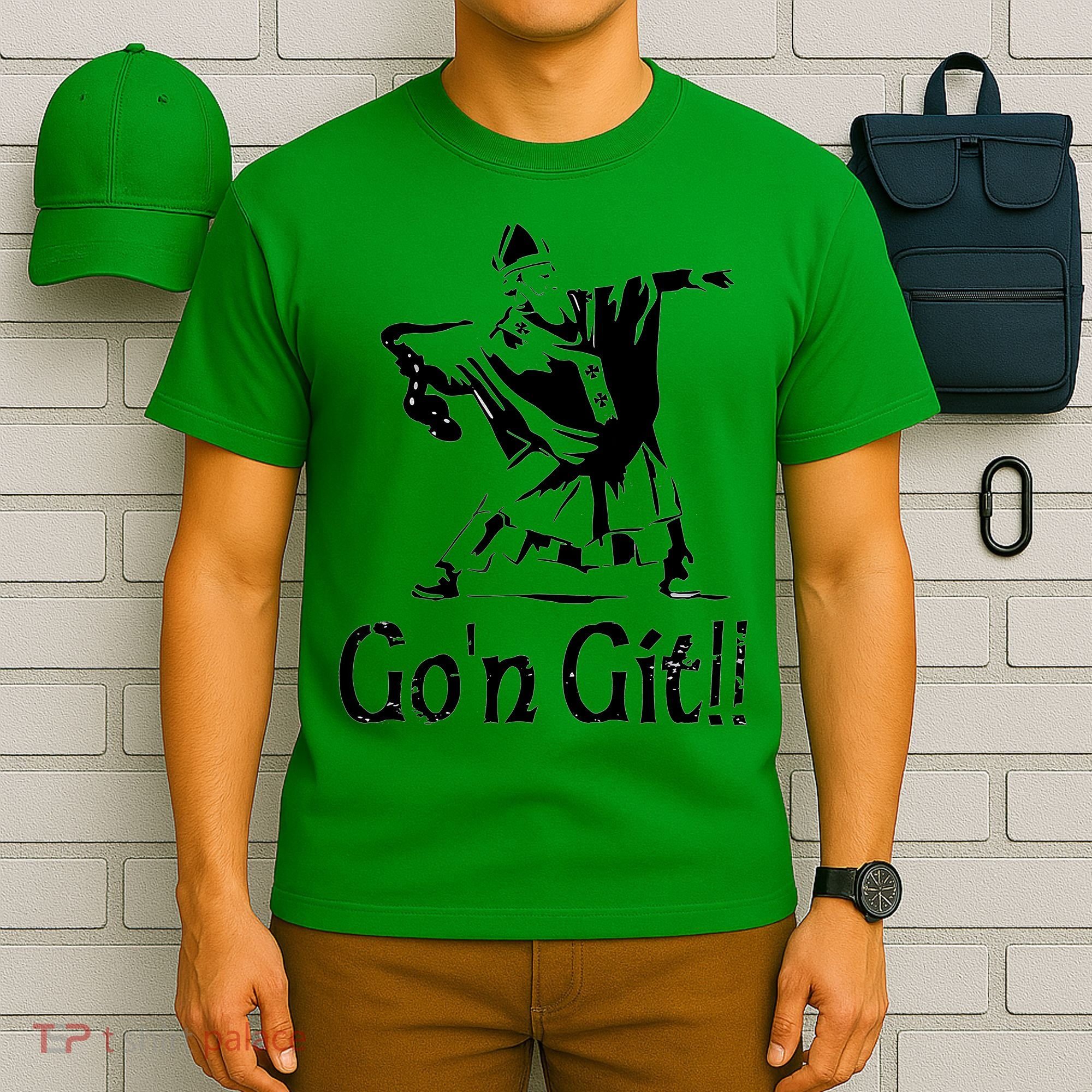 Funny St Patricks Day Funny Gon Git St Patrick T-Shirt