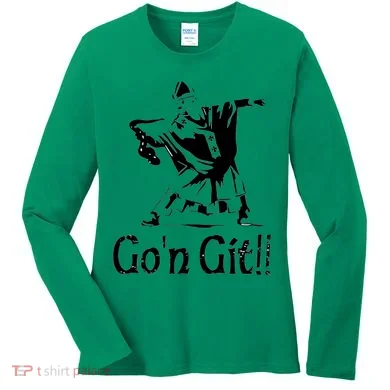 Funny St Patricks Day Funny Gon Git St Patrick Women's Long Sleeve Shirt