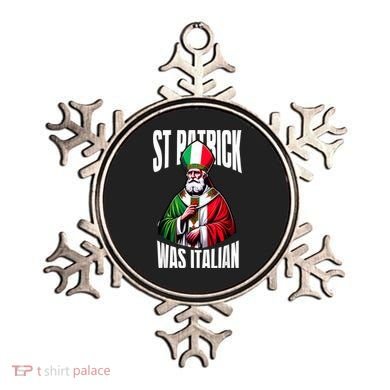Funny St Patrick Was Italian St PatrickS Day Italian Flag Ornament