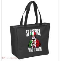 Funny St Patrick Was Italian St PatrickS Day Italian Flag Tote Bag thumb 2