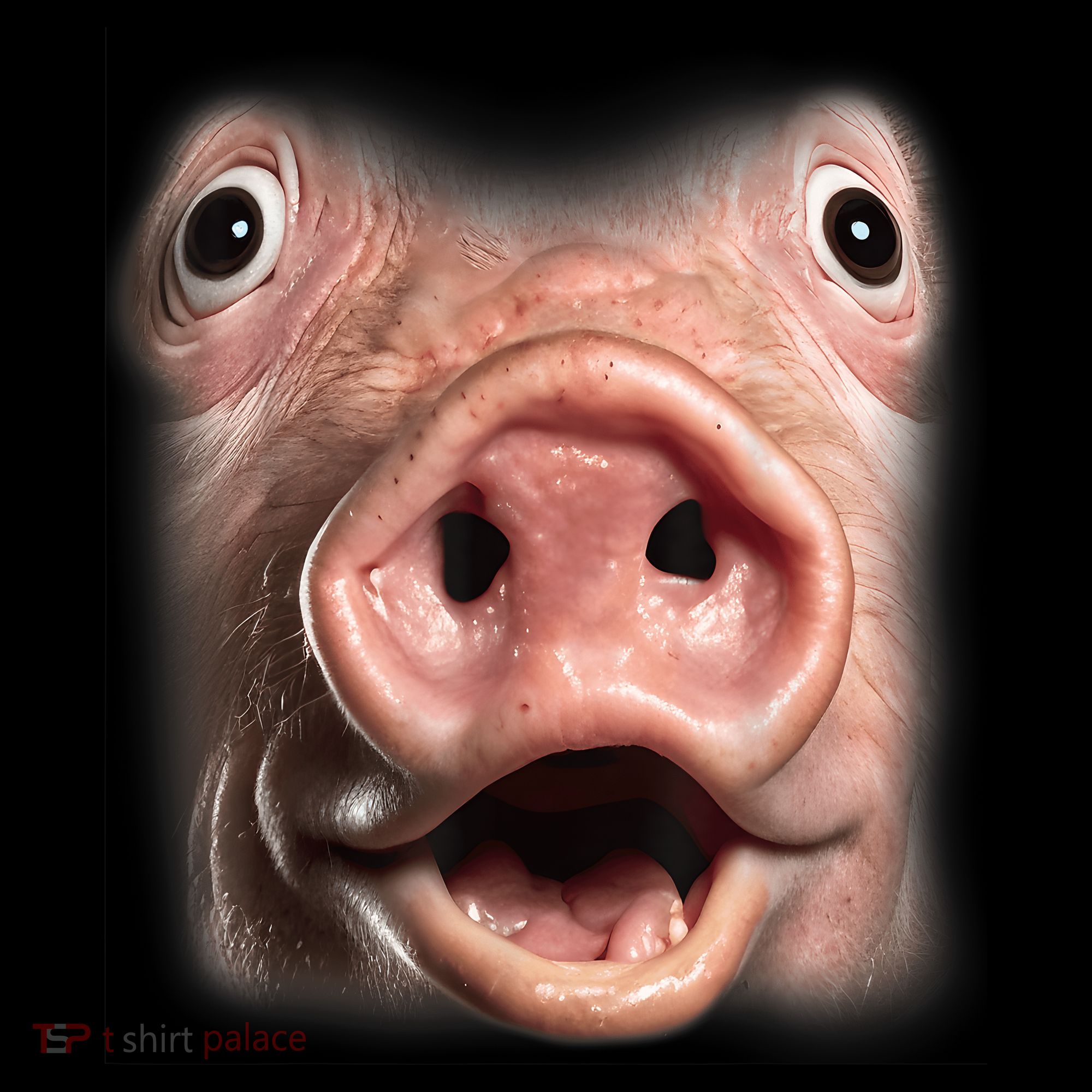 Funny Surprised Pig Face Meme Big Troll Hog Piggy Face Mousepad