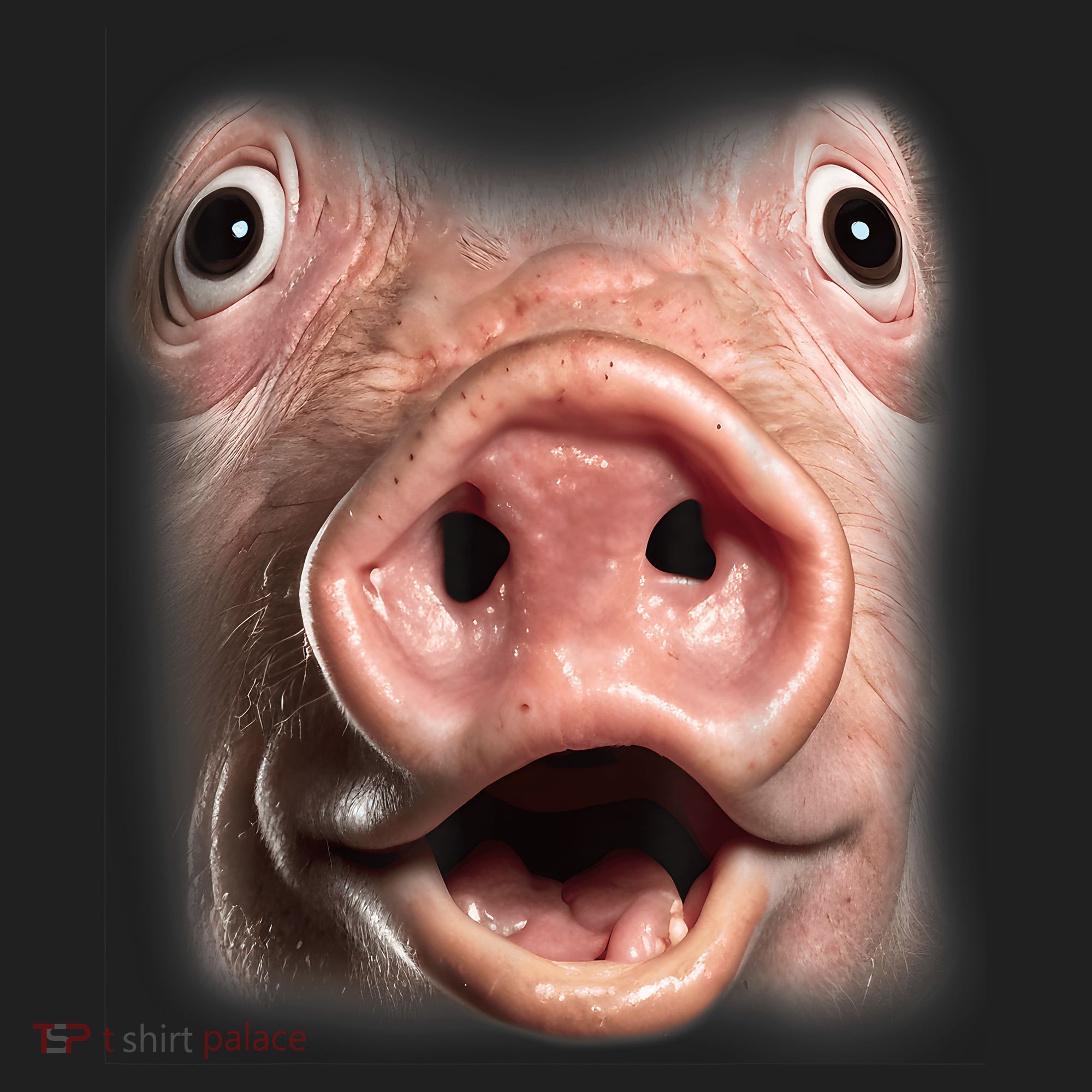 Funny Surprised Pig Face Meme Big Troll Hog Piggy Face Hat