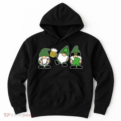Funny St Patricks Day Drunk Gnomes Hoodie