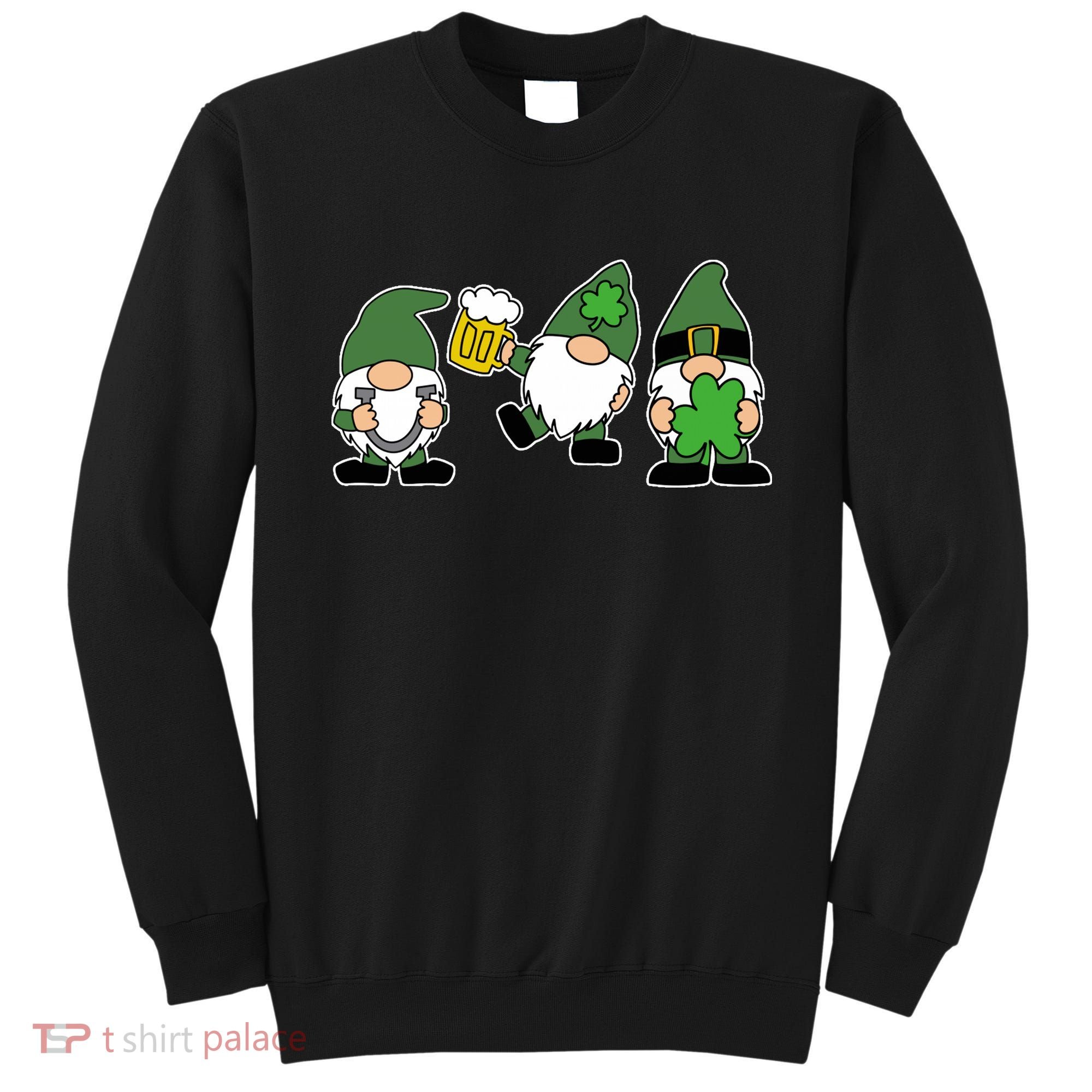 Funny St Patricks Day Drunk Gnomes Sweatshirt