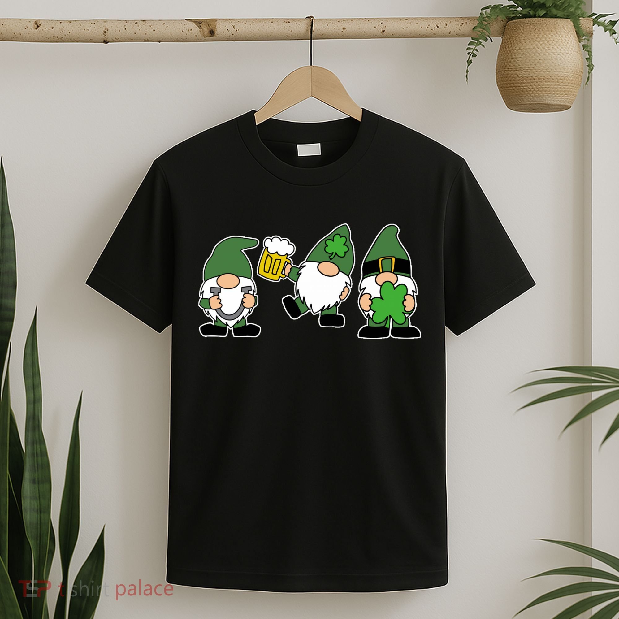 Funny St Patricks Day Drunk Gnomes T-Shirt