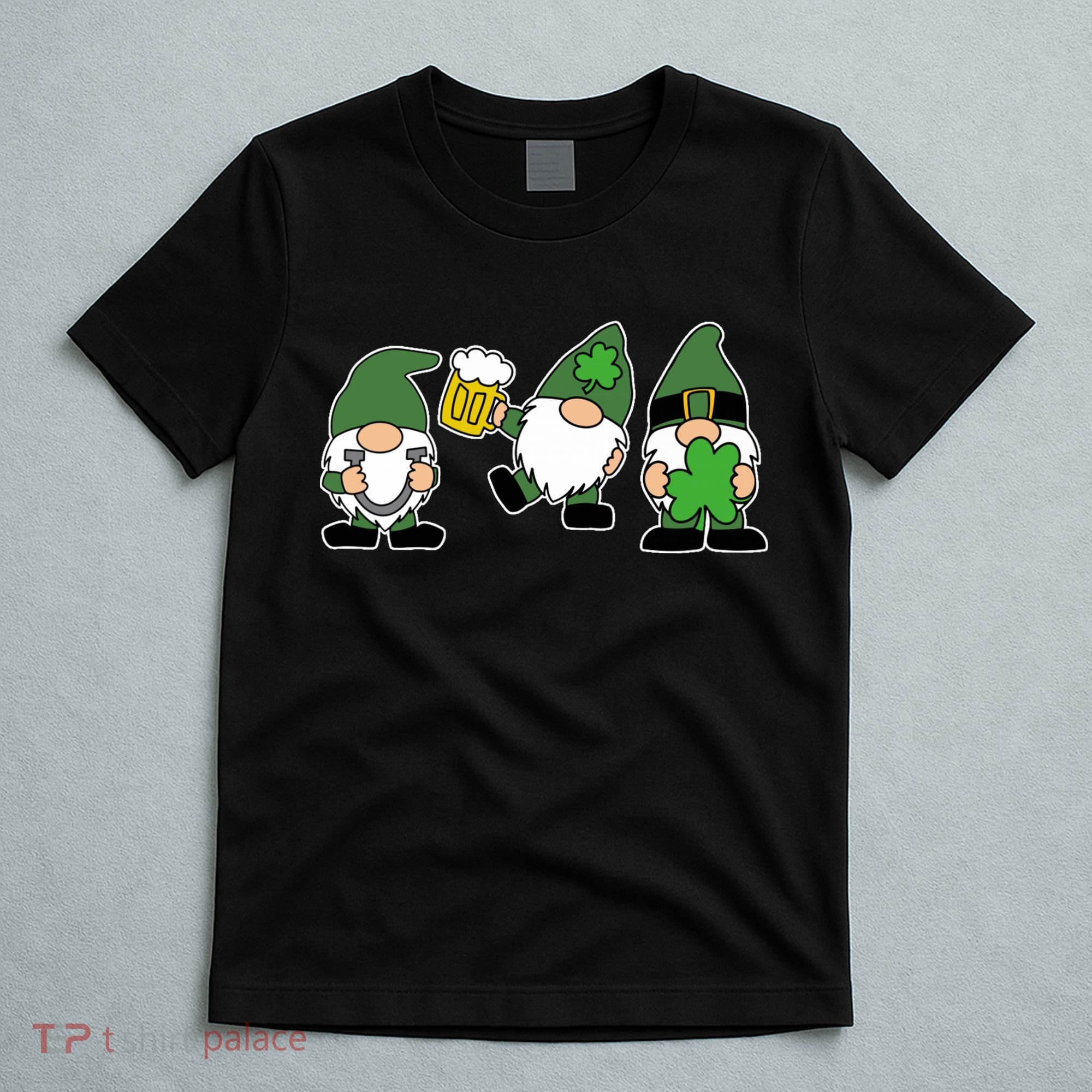 Funny St Patricks Day Drunk Gnomes T-Shirt
