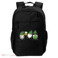 Funny St Patricks Day Drunk Gnomes Backpack thumb 0