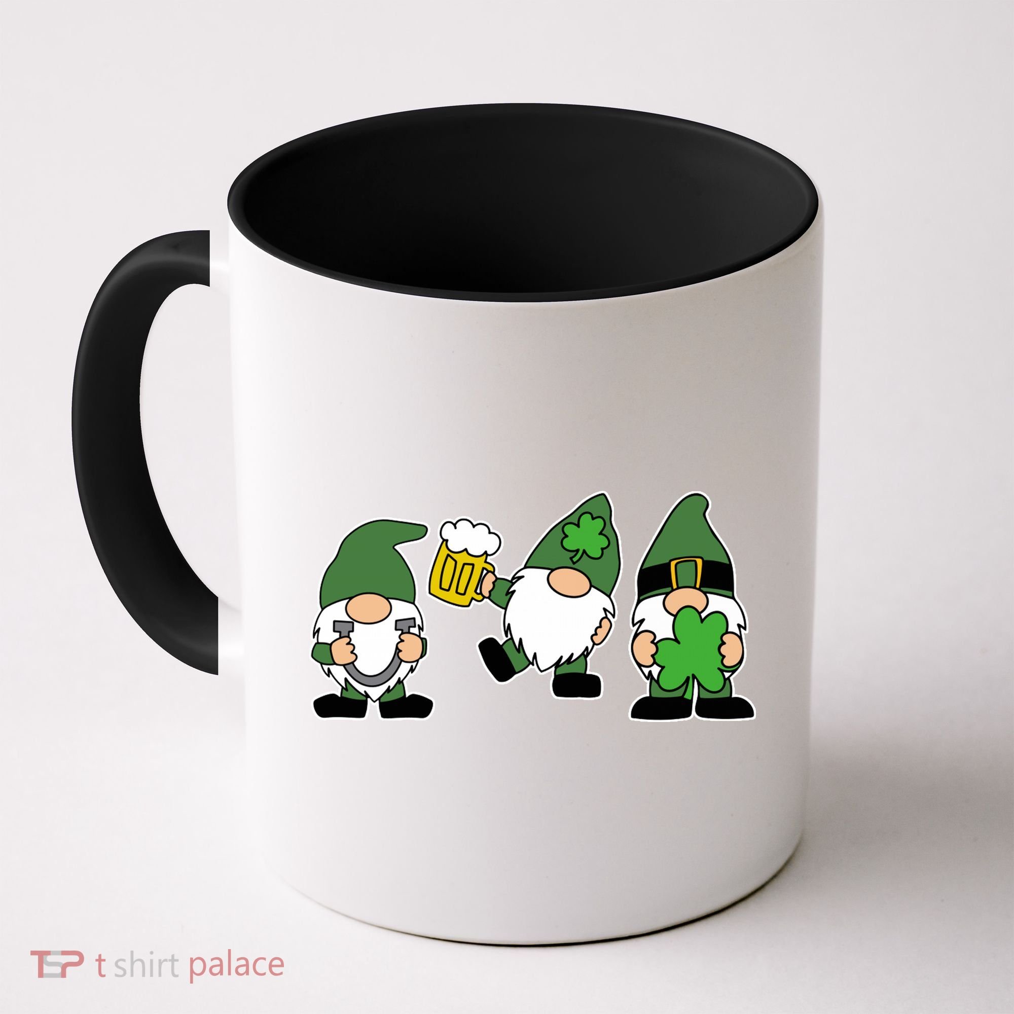 Funny St Patricks Day Drunk Gnomes Coffee Mug