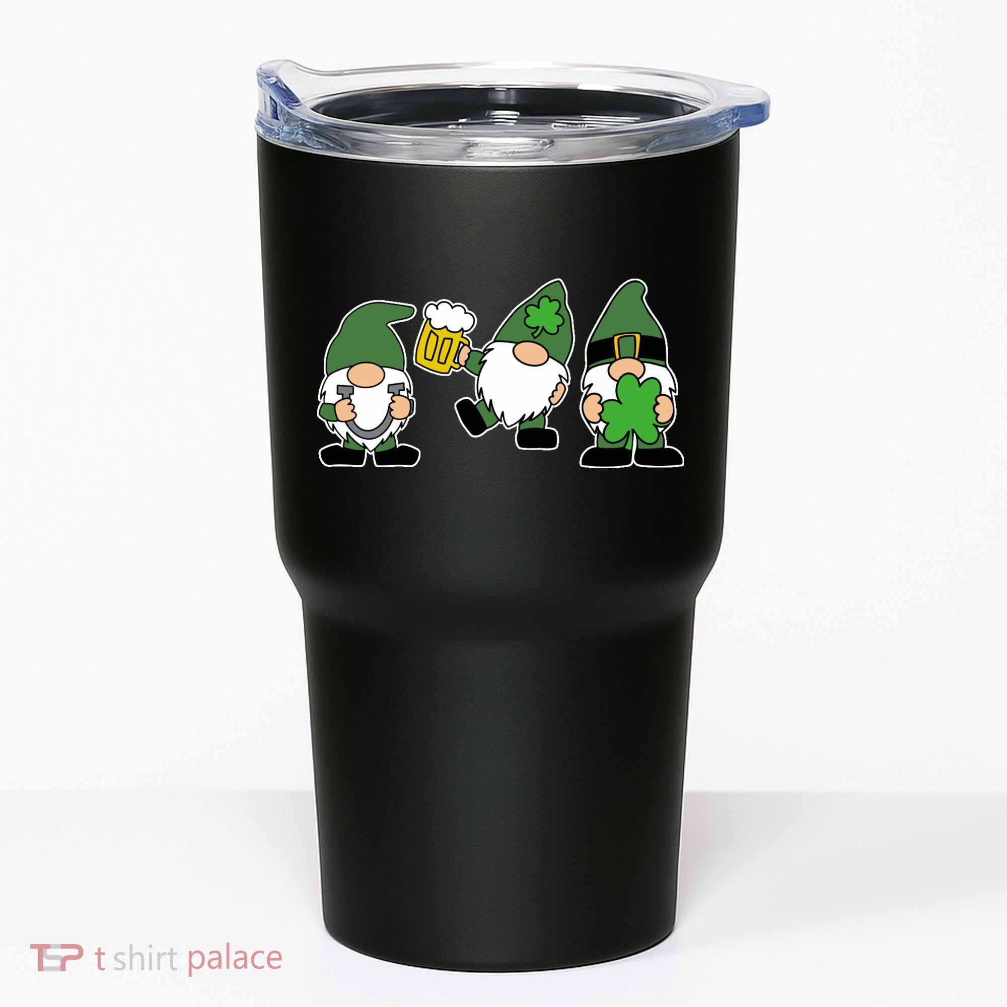 Funny St Patricks Day Drunk Gnomes Tumbler