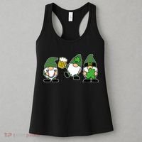 Funny St Patricks Day Drunk Gnomes Women's Tank Top thumb 3