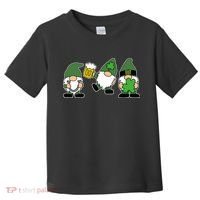 Funny St Patricks Day Drunk Gnomes Toddler T-Shirt thumb 0