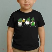 Funny St Patricks Day Drunk Gnomes Toddler T-Shirt thumb 2
