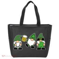Funny St Patricks Day Drunk Gnomes Tote Bag thumb 0