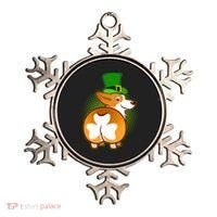 Funny St Patrick's Day Shamrock Corgi Butt Ornament thumb 0