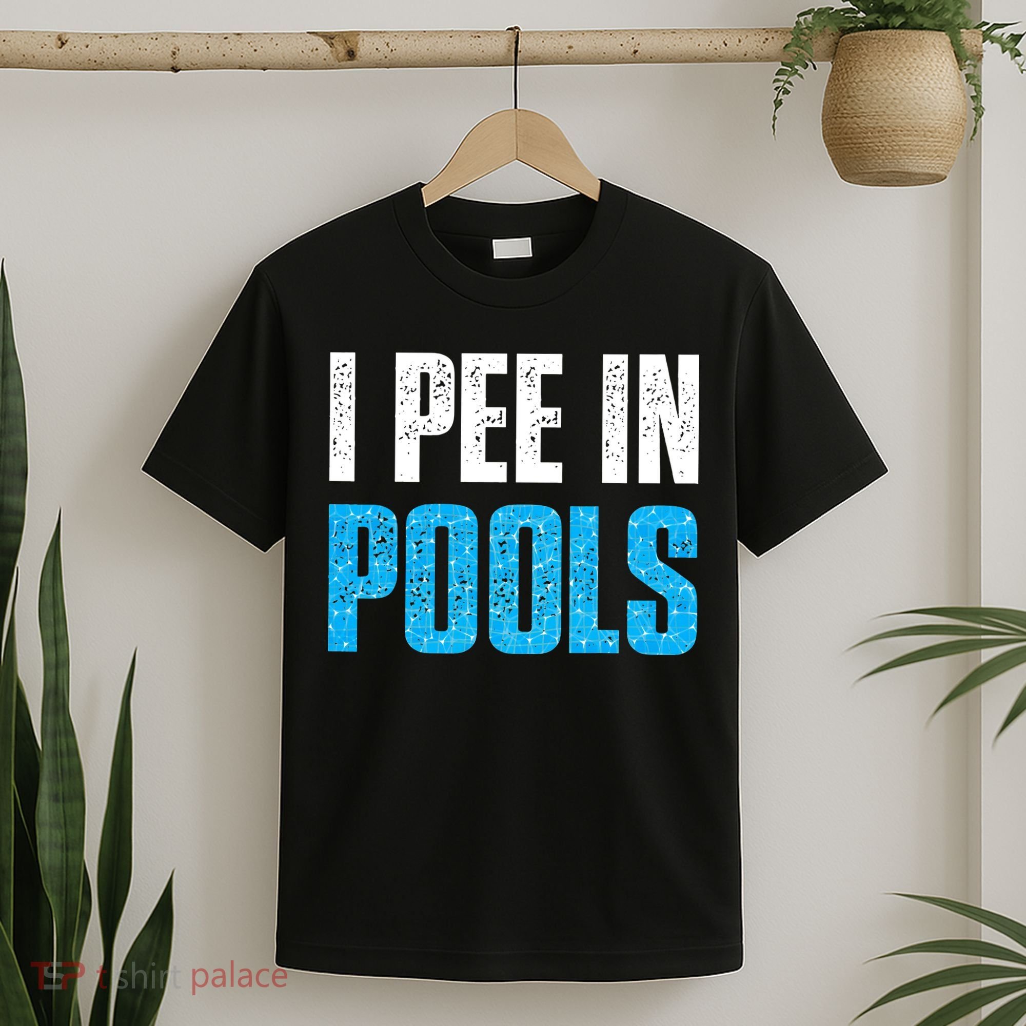 Funny Swimming Pool Swimmer I Pee in Pools T-Shirt