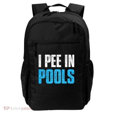Funny Swimming Pool Swimmer I Pee in Pools Backpack