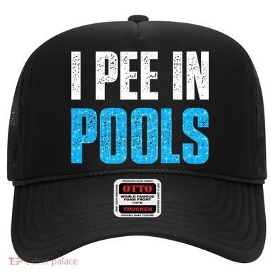 Funny Swimming Pool Swimmer I Pee in Pools Hat