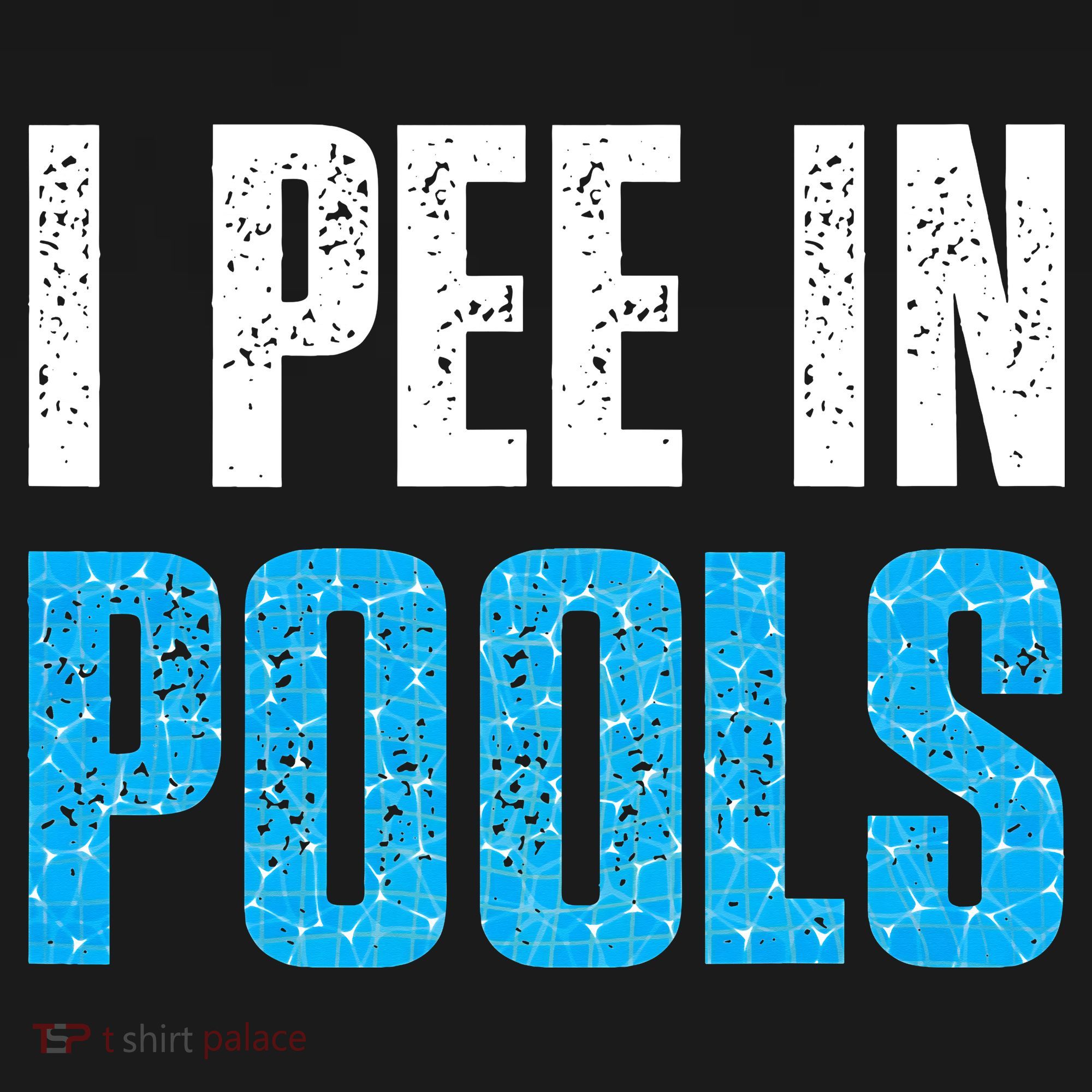Funny Swimming Pool Swimmer I Pee in Pools Tank Top