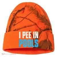 Funny Swimming Pool Swimmer I Pee in Pools Kati Licensed 12" Camo Cuffed Beanie thumb 0