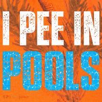 Funny Swimming Pool Swimmer I Pee in Pools Kati Licensed 12" Camo Cuffed Beanie thumb 2