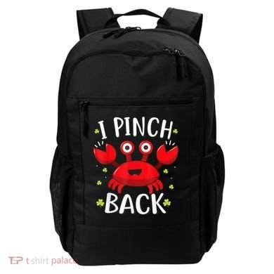 Funny St Patrick’s Day Tee Crab I Pinch Back Backpack