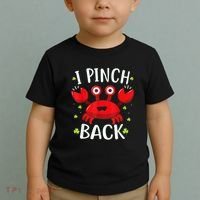 Funny St Patrick’s Day Tee Crab I Pinch Back Toddler T-Shirt thumb 2