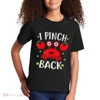 Funny St Patrick’s Day Tee Crab I Pinch Back Kids T-Shirt thumb 2